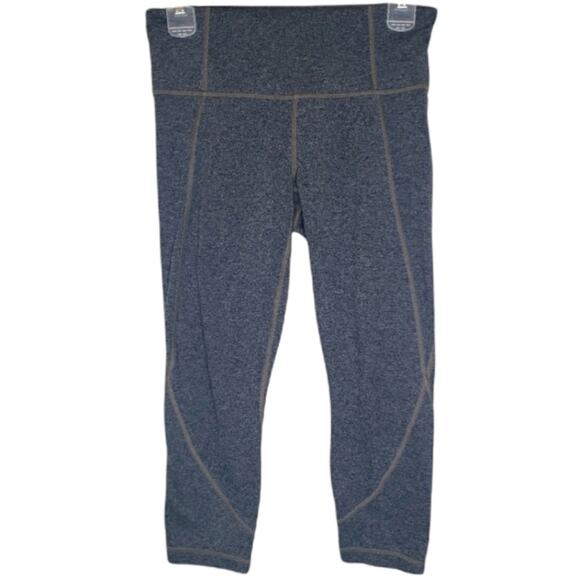 Athleta gray cropped workout exercise leggings size small - Picture 1 of 8
